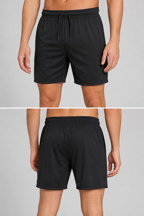 Training Shorts front back
