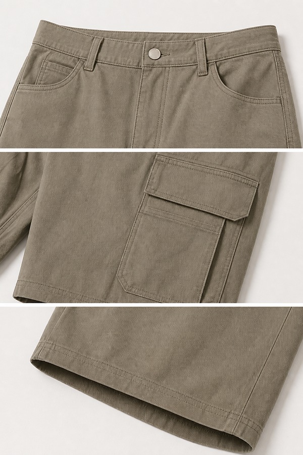 Utility Workwear Shorts details