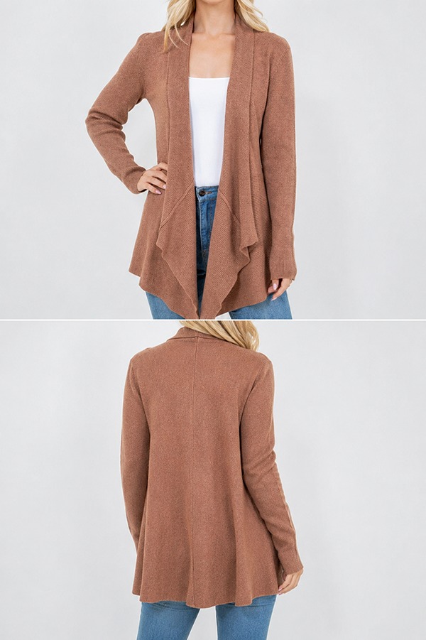 Waterfall Cardigans front back
