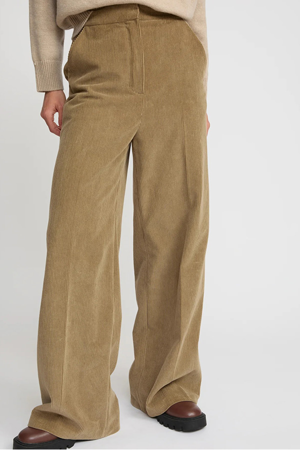 Wide-Leg Relaxed Trousers