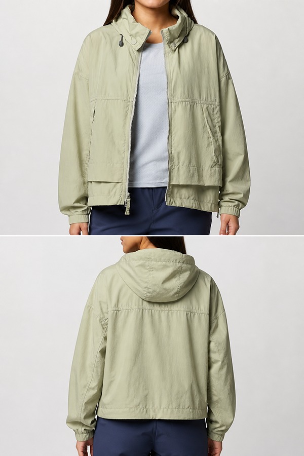 Windbreaker Jackets front back