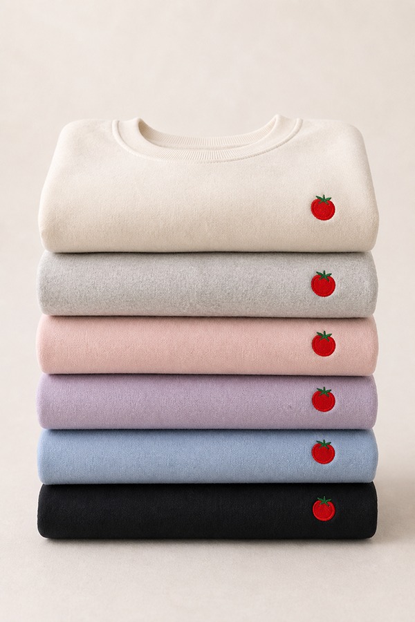 embroidered Sweatshirts wear types colors