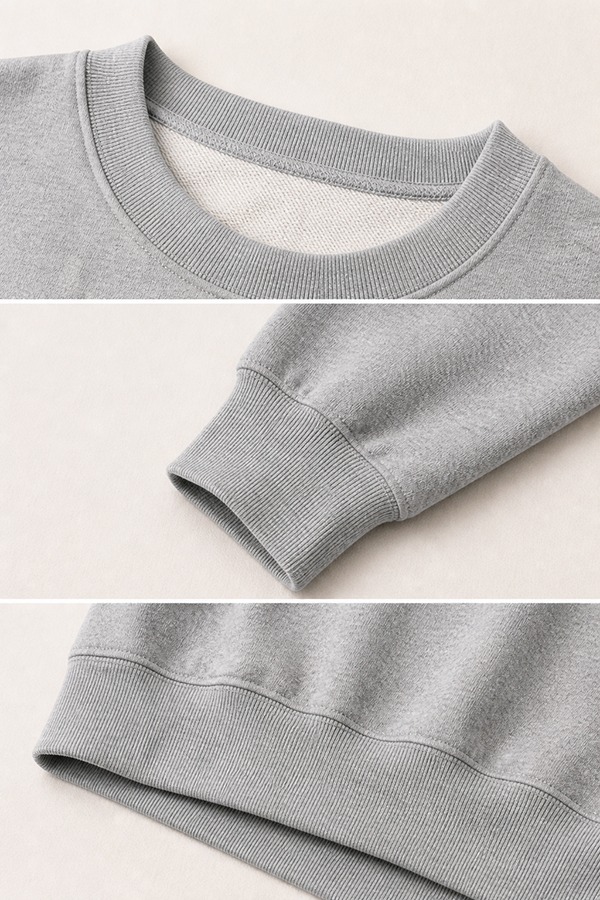 puff Print Sweatshirts wear details
