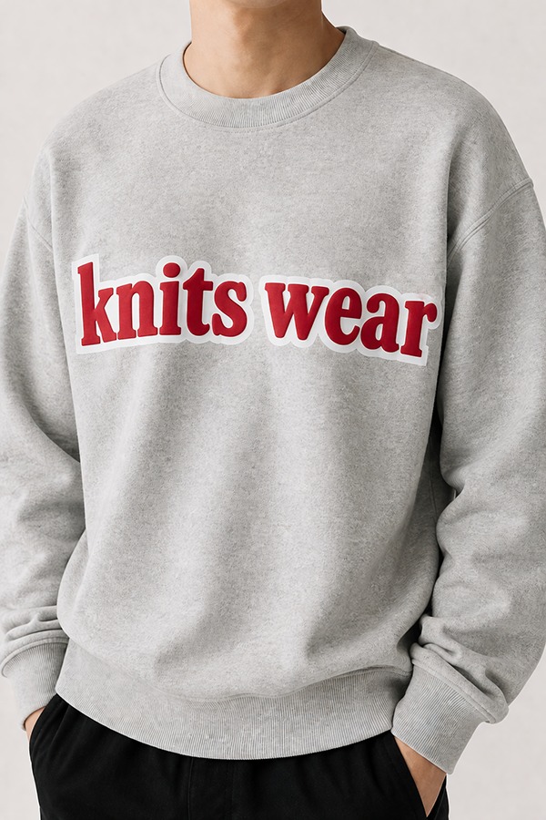 puff Print Sweatshirts wear