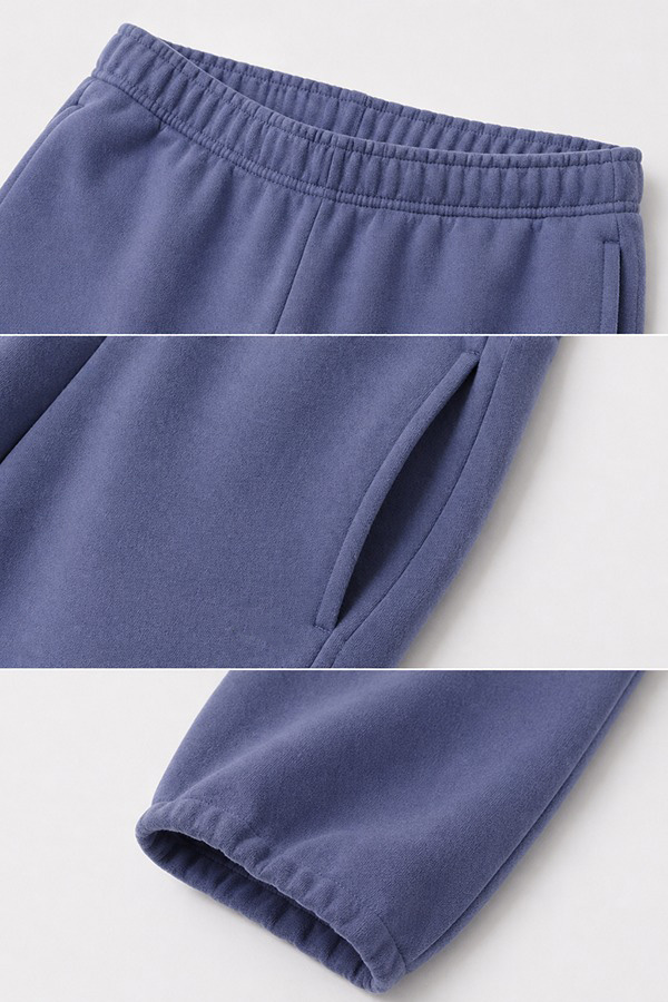 Basic Elastic Waist Sweatpants details