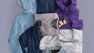 Assorted hoodies in various colors, showcasing casual apparel styles, soft fabrics, and comfortable everyday wear options.